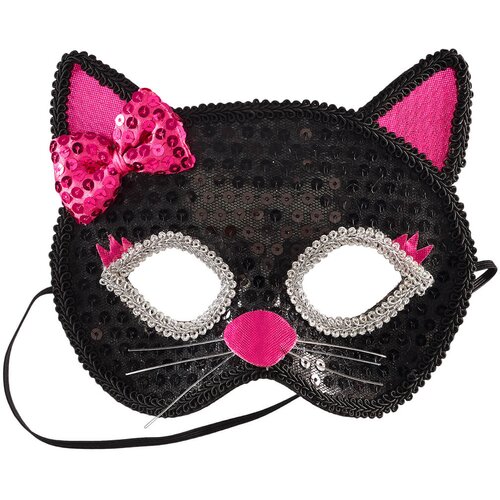 Souza&amp;reg; otro&amp;scaron;ka pustna maska cat black fuchsia Slike