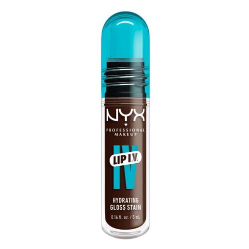 NYX Professional Makeup Lip I.V. Hydrating Gloss Stain sjajilo za usne 5 ml nijansa 06 Espresso Soak Slike