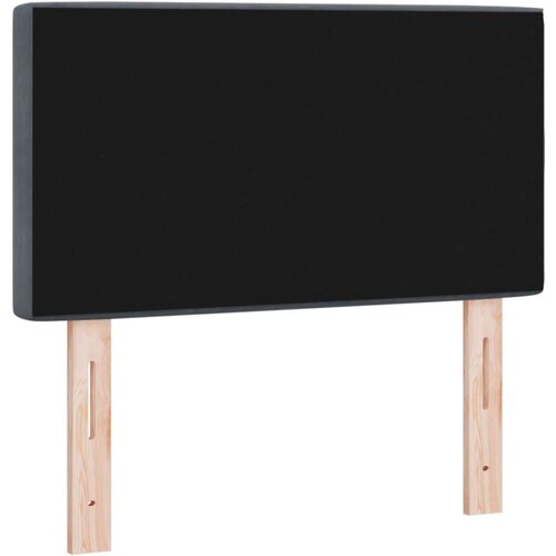 VidaXL uzglavlje s kristalnim dugmetima tamno sivo 80 cm pelo Slike