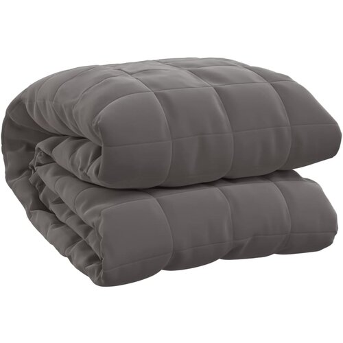 vidaXL Obtežena odeja siva 152x203 cm 7 kg blago, (20823643) Cene