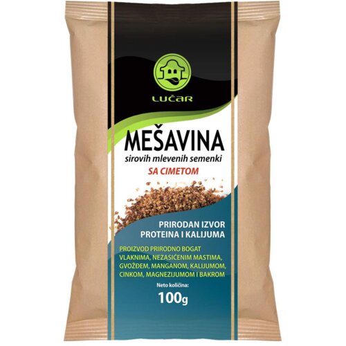 Lucar LUČAR mešavina sirovih semenki sa cimetom 100g Cene