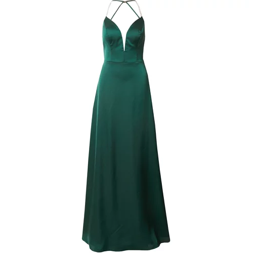 MAGIC NIGHTS Večernja haljina smaragdno zelena / srebro