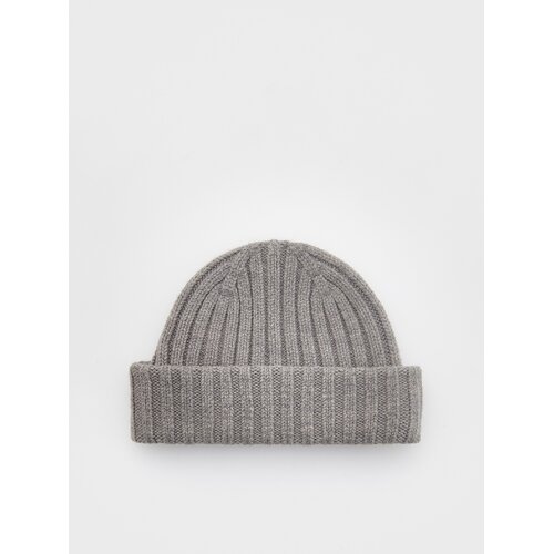 Reserved kapa beanie iz mešanice volne - siva Cene