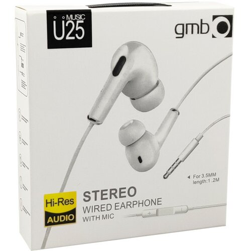 Gembird BHP-U25 * MP3 slusalice sa mikrofonom + volume kontrol (1x3,5mm) ANC (229) Slike