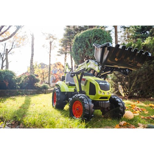 Falk Traktor na pedale Claas sa prikolicom, žlicom i buldožerom 3 godine Slike