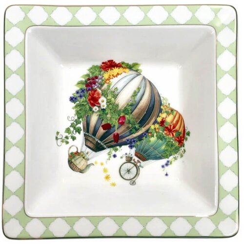 Brandani Skledica Wonderland 18,5x18,5x4,5cm / kvadratna / porcelan, (5000267724) Slike