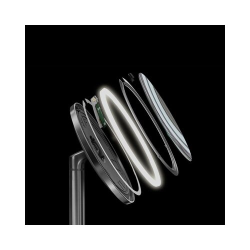 Simplehuman ST3061 20 cm LED ogledalo za ličenje s 5-kratno povečavo - medenina Slike