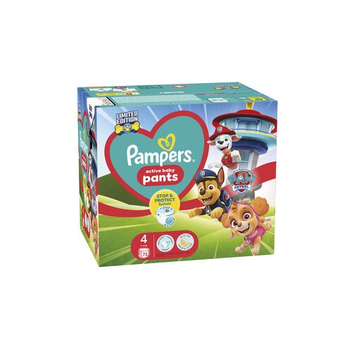 Pampers pants patrol &amp;scaron;ape 4 72Kom Slike