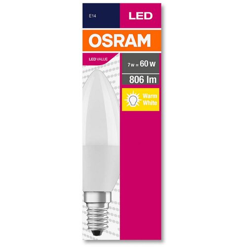 Osram LED sijalica toplo bela 7W Slike