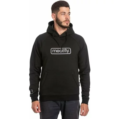 Meatfly Pulover na prostem Gravel Technical Hoodie Black S