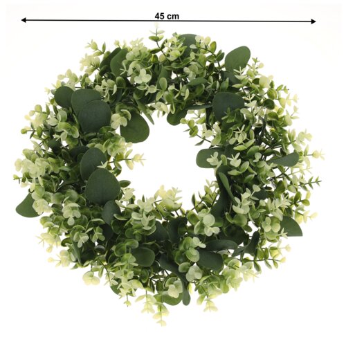 Kondela TEMPO-GIOIA, dekorativni venec za vrata, zelen Slike