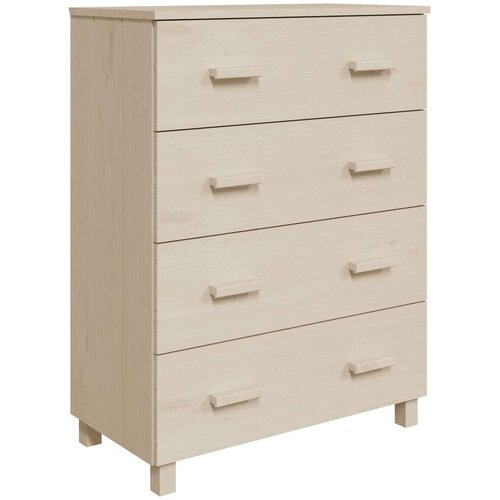VidaXL Komoda smeđa boja meda 79 x 40 x 103,5 cm od masivne borovine Slike
