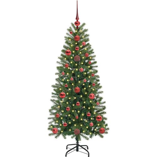  Umjetno božićno drvce s stalakom Zelena 120 cm PE i PVC Slike