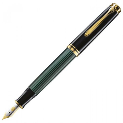 Pelikan Nalivno pero m600 souver&amp;auml;n, črno-zelen, m konica 980029 Slike