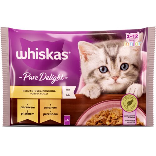 Whiskas Junior Pure Delight 4 x 85 g Slike
