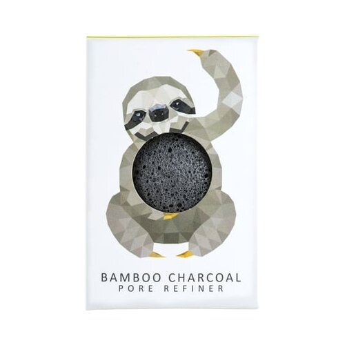 The Konjac Sponge Company rainforest Sloth Mini Face Puff with Bamboo Charcoal Cijene