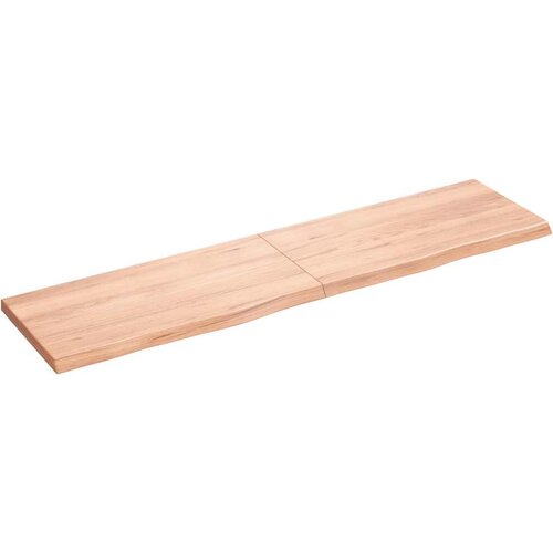  Zidna polica svjetlosmeđa 160x40x(2-4) cm obrađena hrastovina Cijene