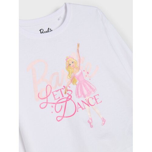 Sinsay Pamučna dvodijelna loose fit pidžama Barbie Slike
