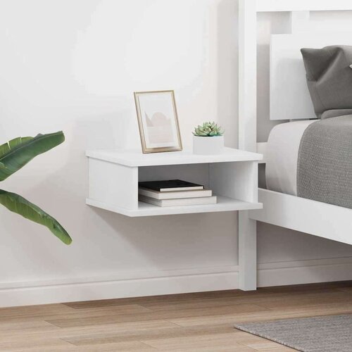  Nočna omarica 2 pcs Bela 40 x 31 x 15 cm Konstruiran les, (5000160546) Cene