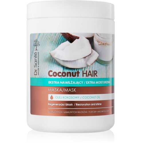 Dr. Santé Coconut vlažilna maska za sijaj suhih in krhkih las 1000 ml Cene