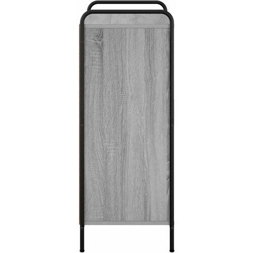  Ormar za cipele 76 x 36 5 x 93 cm Konstruirano drvo Siva Sonoma - Siva Sonoma 76 x 36 5 x 93 cm 4 etaže s vratima Slike