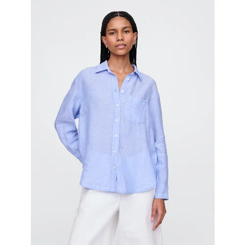 GAP Linen Oversize Shirt Big Shirt - Women's