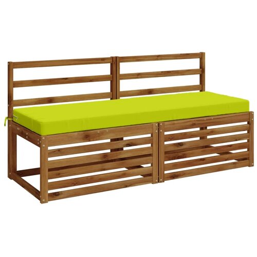  Jastučići za klupe - 2 dijela SOEST 2 kom. 100% poliester - Svjetlozelena 140 x 50 x 8 cm Poliester Cijene