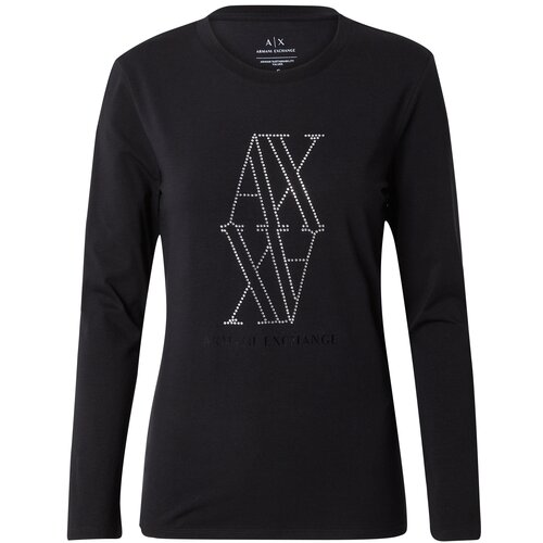 Armani Exchange Majica črna / srebrna Cene