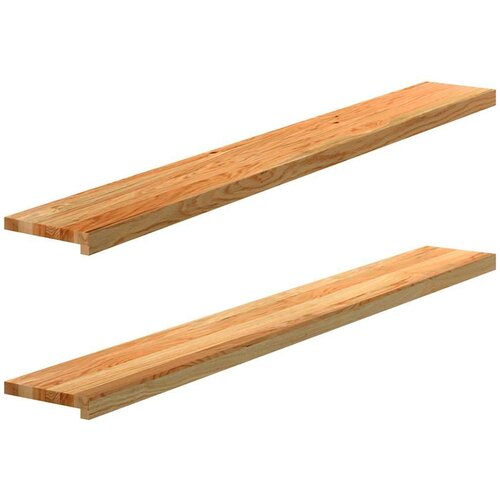  Prozorske klupice 2 kom svijetlosmeđe 160x20x2 cm masivne hrast Cijene