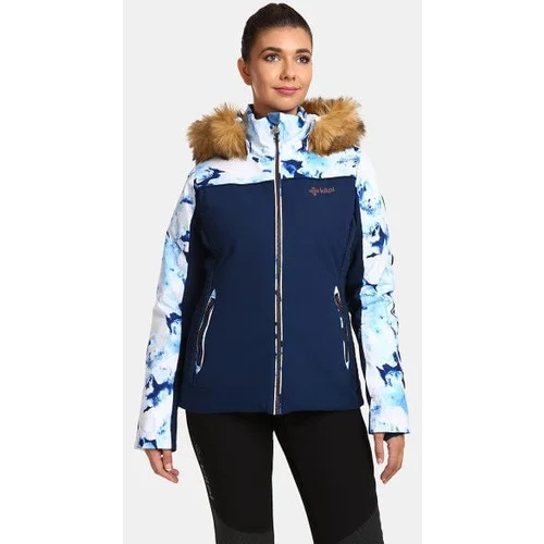 Kilpi Women's ski jacket with integrated heating LENA-W Dark blue