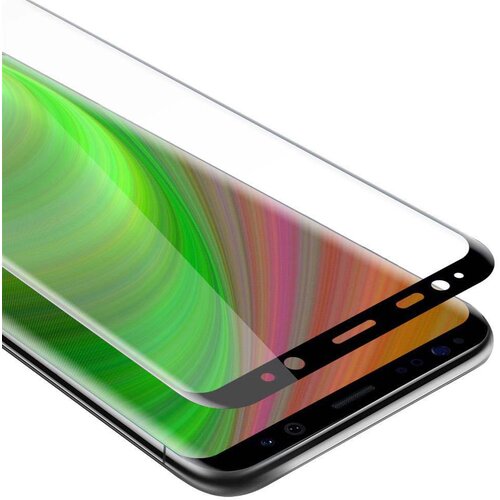 Cadorabo Oklepni film Full Screar, združljiv s Samsungom - zaščitnim filmom v prozornem s črno -kaljenim zaščitnim steklom v 9H trdoti s 3D dotikom, (20604227) Cene