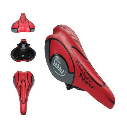  Sedlo century red 265x140 390g (SED0068) Cene