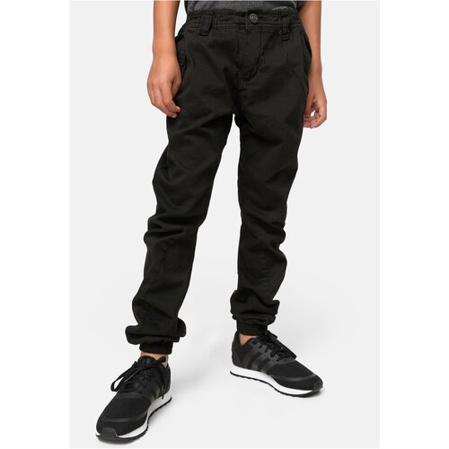 Urban Classics Kids boys' stretch jogging pants black Slike