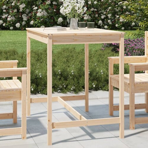 VidaXL Vrtni stol 121x82 5x110 cm od masivne borovine Slike