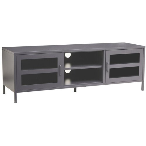 Premier Housewares Siva željezna TV komoda 150x50x45 cm Acier &amp;ndash; Slike