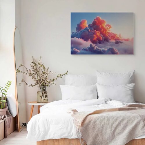  Slika - Twilight Spectacle: Clouds in Shades of Pink and Violet 120x80 Cene