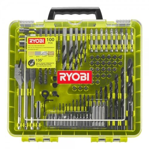 Ryobi Set za vijačenje in vrtanje 100-delni, (5000386438) Slike