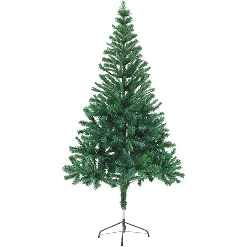  Umjetno osvijetljeno božićno drvce s kuglicama 150 cm 380 grana Slike