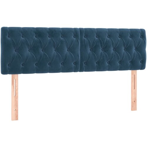 Maison Chic Posteljno vzglavje - Vzglavna omarica 2 kosa temno zeleno 80x7x78/88 cm žamet, (22078476) Cene