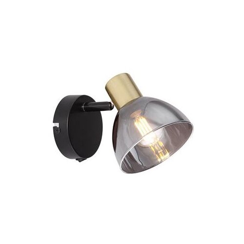 Lampa zidna E14 25W metal + staklo crna 230V JAY Cijene