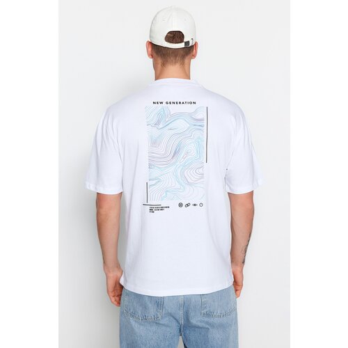 Trendyol T-Shirt - White - Relaxed fit Slike
