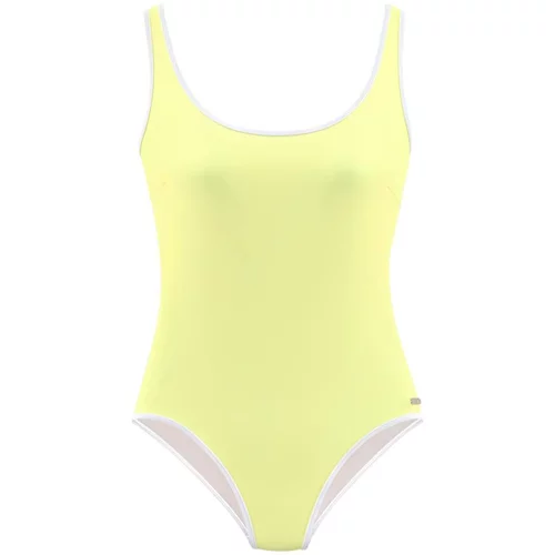 VENICE BEACH Jednodijelni kupaći kostim žuta / bijela