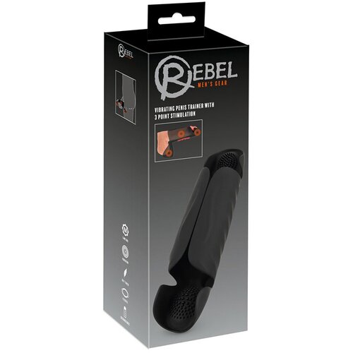  Masturbator Penis Trainer with 3 Point Stimulation Cene