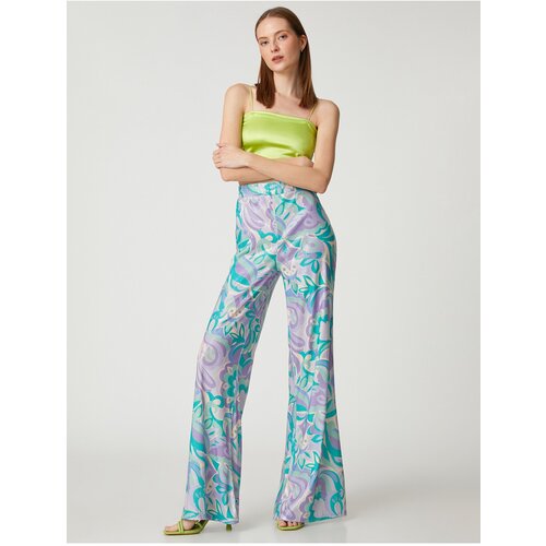 Koton Sequined Evening Dress Pants Wide Leg Elastic Waist Slike