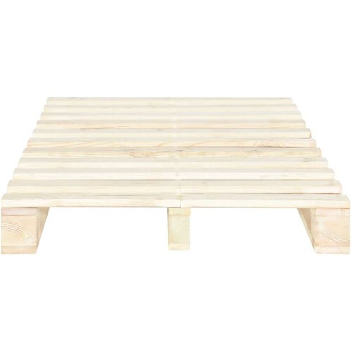 VidaXL okvir za krevet od paleta od masivne borovine 120 x 200 cm Slike