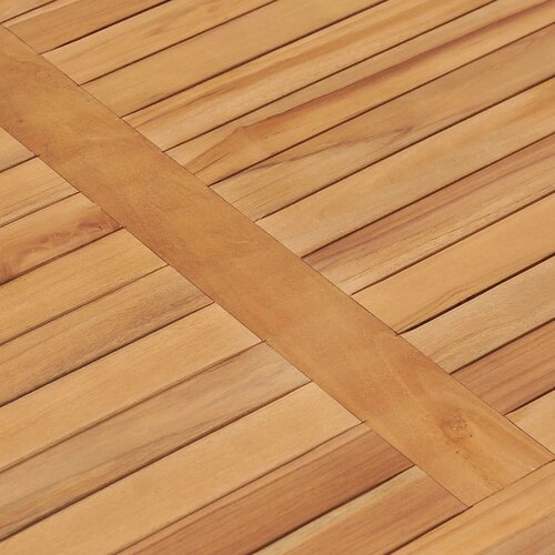  Vrtni blagovaonski stol 120 x 70 x 77 cm od masivne tikovine Slike