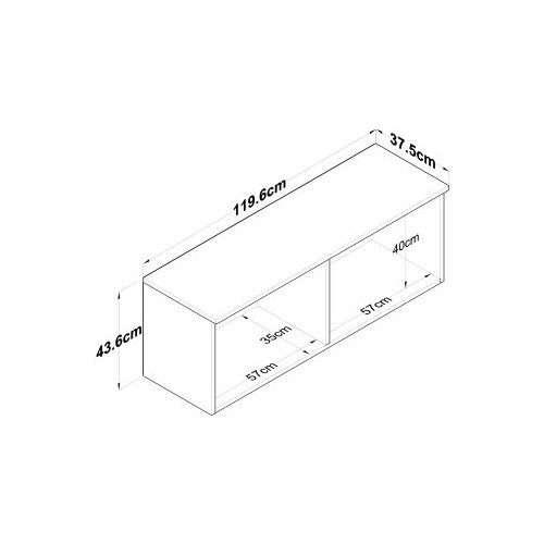 Hanah home Zidni ormar EA143 3820 Cene
