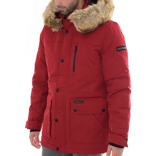 Eastbound muška jakna mns parka with fur EBM782-RED Slike