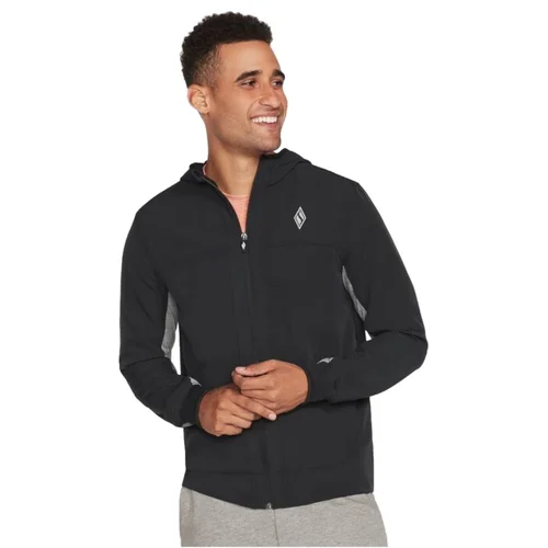 Skechers muški hoodie skechweave m1ja123-blk