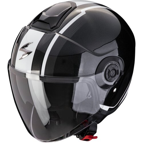 Scorpion EXO-CITY II VEL Metal Black/White M Kaciga Slike